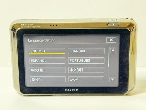 Sony Cybershot DSCT99 Silver Digital Vlog Family Trip Camera Gift English - Picture 5 of 10