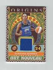 DeWANNA BONNER 2023 Panini Origins WNBA JERSEY No. AN-DWB Art Nouveau