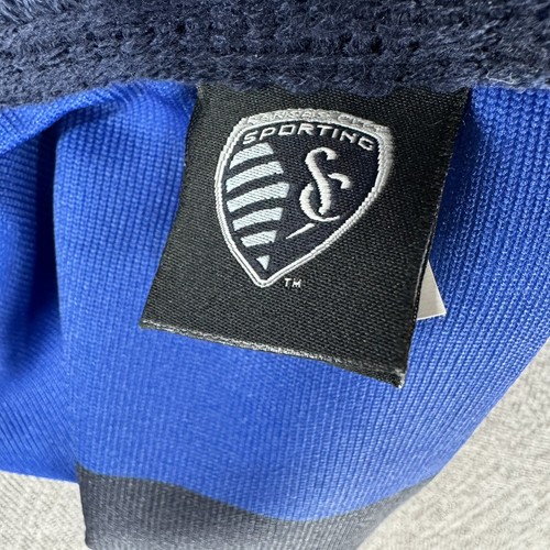 Adidas Sporting KC Scarf Sporting Kansas City Scarf Blue - Picture 3 of 10