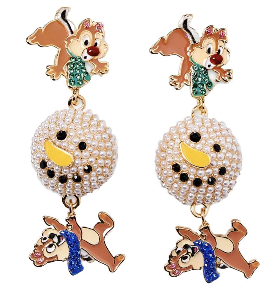 Pendientes Chip N Dale Holiday Baublebar Parks Disney NUEVOS 2023 Foto 4 de 4