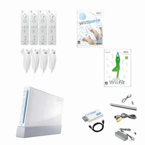 Nintendo Wii Console HDMI + Pick 1-4 Remotes wii Sports, etc Japanese version - Picture 24 of 40