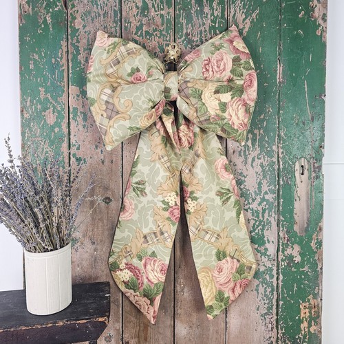 Hermoso arco hecho a mano para casa de campo | Arcos de tela estilo vintage - Imagen 18 de 21