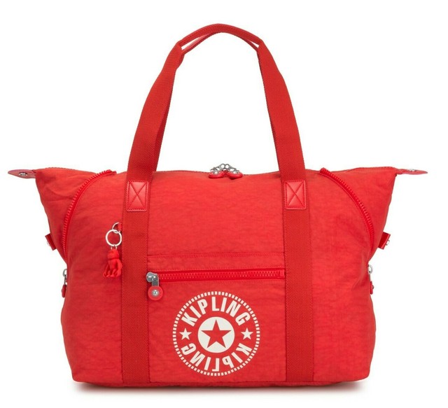 Kipling Art M Travel Tote With Trolley Sleeve Active Red Nc For - Leather Travel Tote With Trolley Sleeve Kipling Art M Travel Tote With Trolley Sleeve Active Red Nc For - Leather Travel Tote With Trolley Sleeve