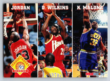 Michael Jordan /Malone / Wilkens 1993-94 Skybox NBA Hoops Scoring Ldrs #283 HOF