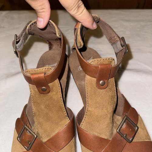 Dansko Dominique Block Heel Sandals Brown Strappy 9552981500 Size 39 8.5 - 9 US - Picture 3 of 7
