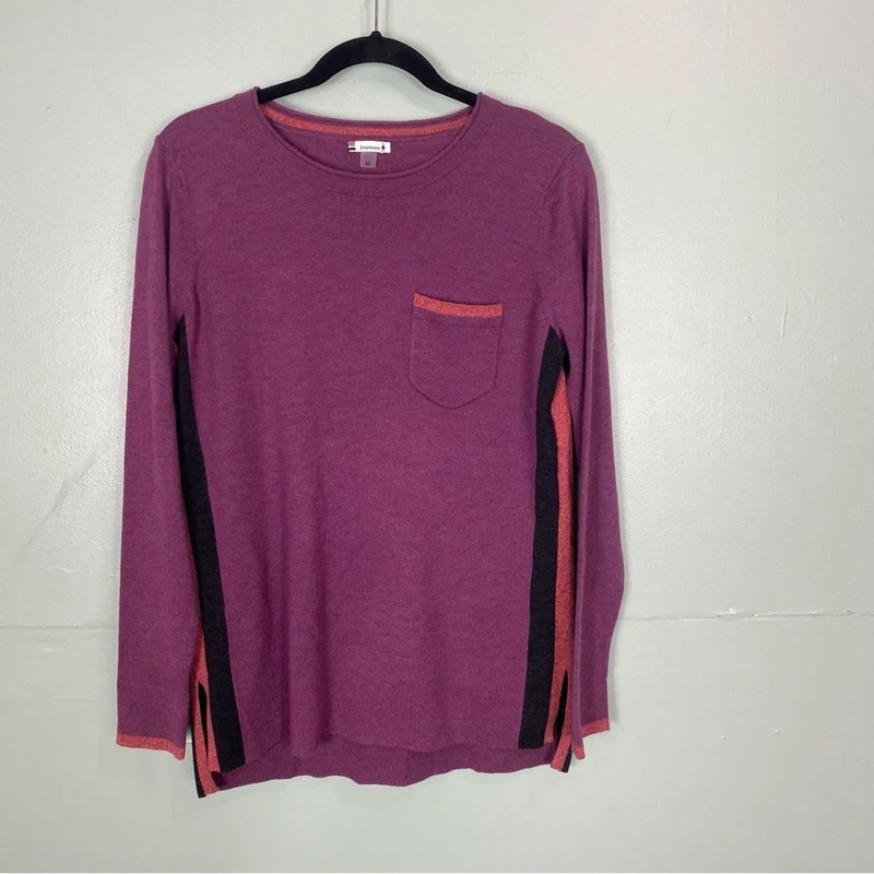 smartwool shadow pine pocket wool blend crewneck sweater
