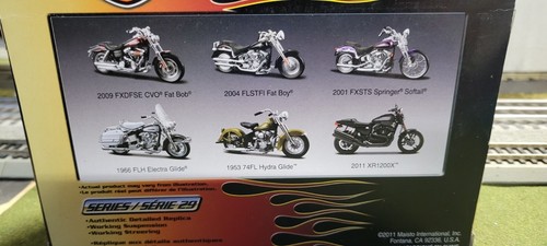 Maisto Harley Davidson, 1:18, Series 29, 2011 Hydra Glide, XR1200X, FAT BOY, OBs - Picture 9 of 16