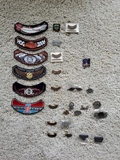 Harley Davidson Owners Group HOG Patches Lot of 6 Patches and 22 Pins - Sturgis