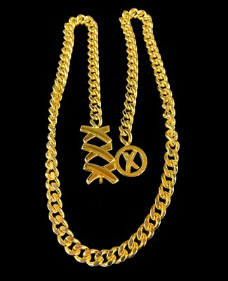 Paloma Picasso Gold Medallion Chain Belt Vintage Paloma Picasso Triple X Chain Belt – Recess main image 4