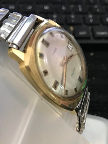 TIMEX ELECTRIC LUXURY 34MM GOLDEN CALENDAR QUARTZ MEN'S WATCH RUN (LOT2500) - Picture 6 of 11