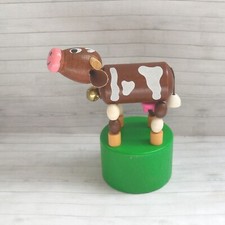 Cute Cow Push Puppet - Press Up Toy - Czech Republic - Wakouwa - DETOA