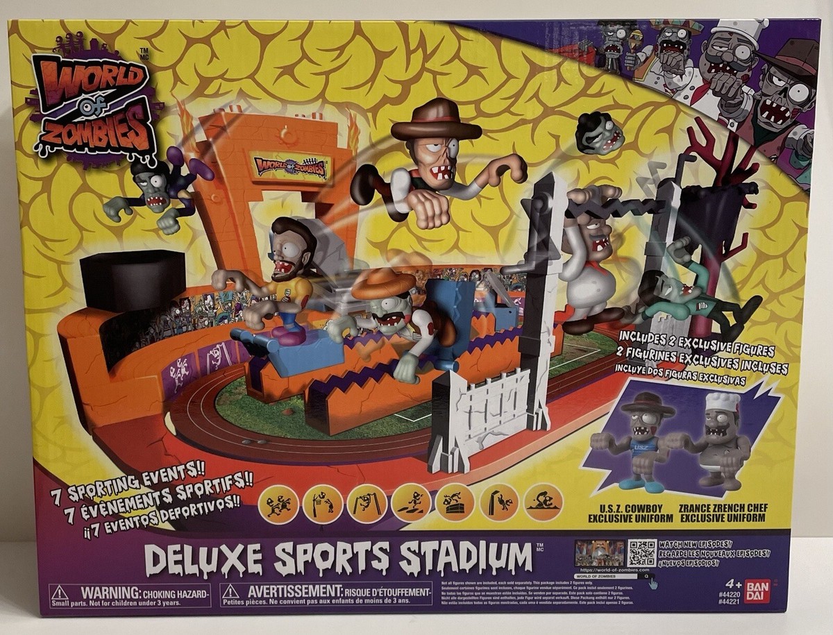 Bandai World of Zombies Deluxe Sports Stadium Playset New 2020 | eBay