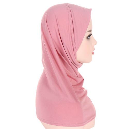 Hijab Women Pull On Scarf Shawl One Piece Muslim Turban Amira Wrap Headscarf - Picture 23 of 44
