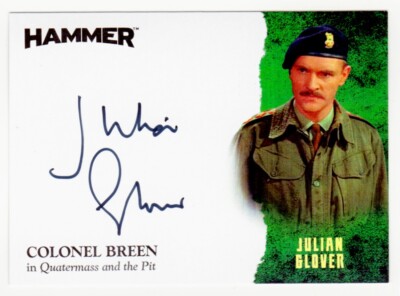 Hammer Serie 2: 70er Shockers Pt 1 Unstoppable Julian Glover Autogrammkarte JG1