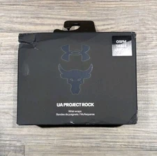 Under Armour Project Rock Wrist Wraps Unisex One Size Black New