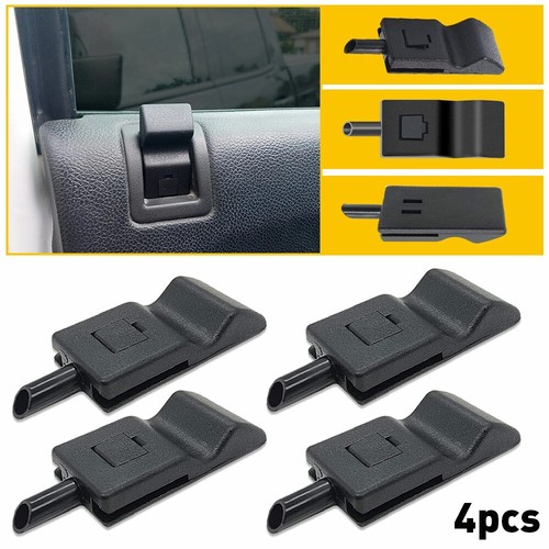 4PCS Interior Front Or Rear Door Lock Knob for Chevy Silverado Tahoe GMC Yukon - Picture 10 of 12