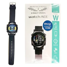 EAGLE VISION watch ACE GPS GOLF NAVI & RECORDER EV-933 Type W Japan Excellent