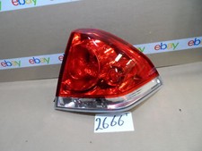 06 - 12 CHEVROLET IMPALA PASSENGER Side Tail Light Used Rear Lamp #2666-T