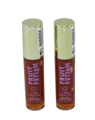 Milani Fruit Fetish # 170 Honey Fig Ludicrous Lip Oil Figue Miel 0.135 Fl Oz X2