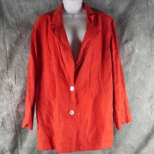 EUC Christian Dior Separates VINTAGE Solid Red Jacket Size 8 Dress up/down 6959