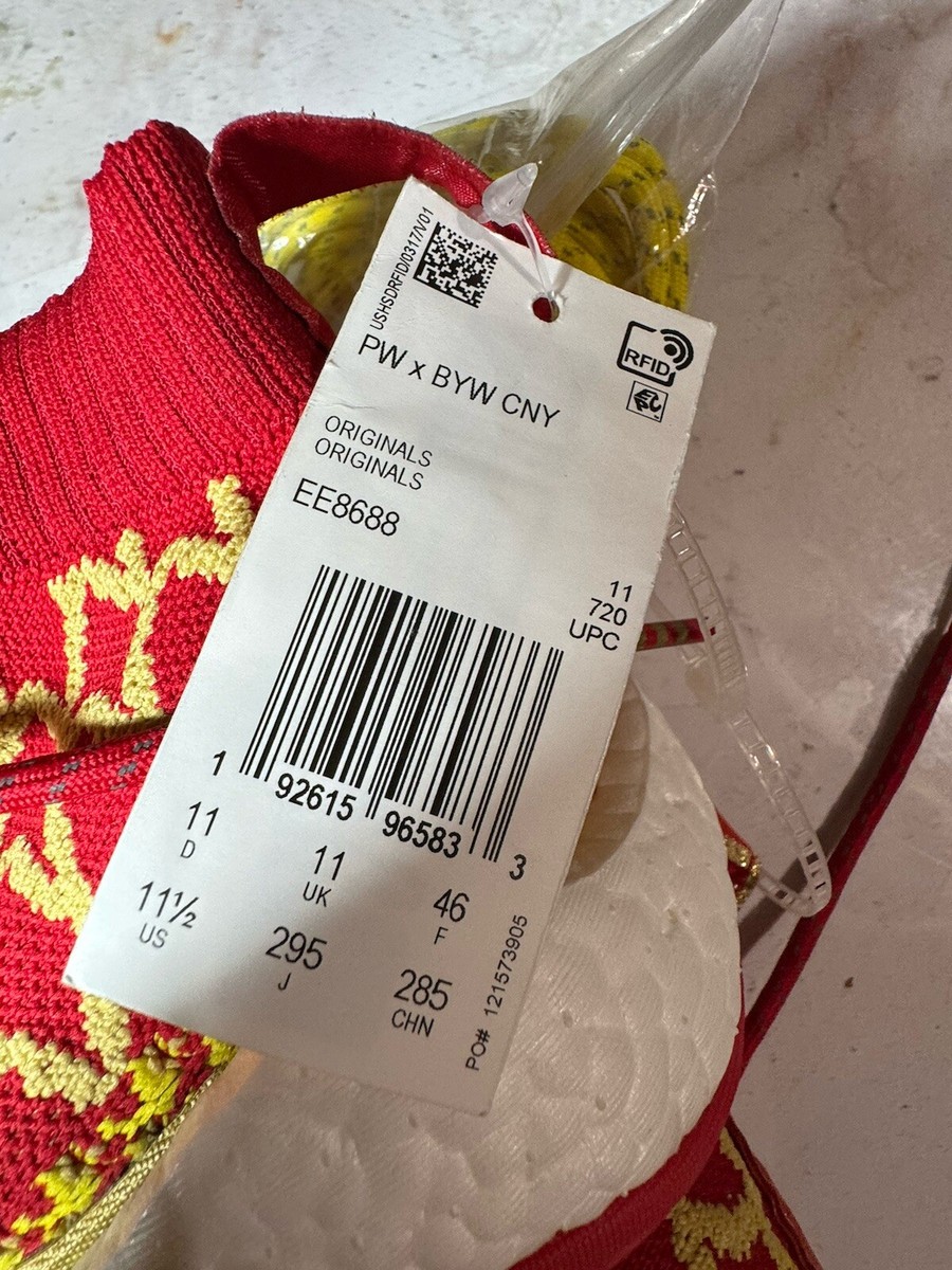 Adidas Men's Brand New PW x BYW CNY Athletic Fashion Sneakers Size