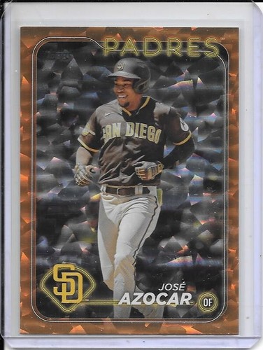 2024 Topps Series 2..JOSE AZOCAR (Padres)  #423 *ORANGE ICE*  #201/299 - Picture 1 of 3