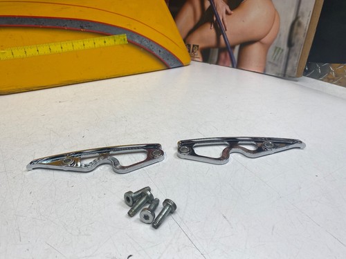 🔥Genuine Harley 14-23 Touring Chrome Fender Struts Filler Inserts & Bolts OEM🔥