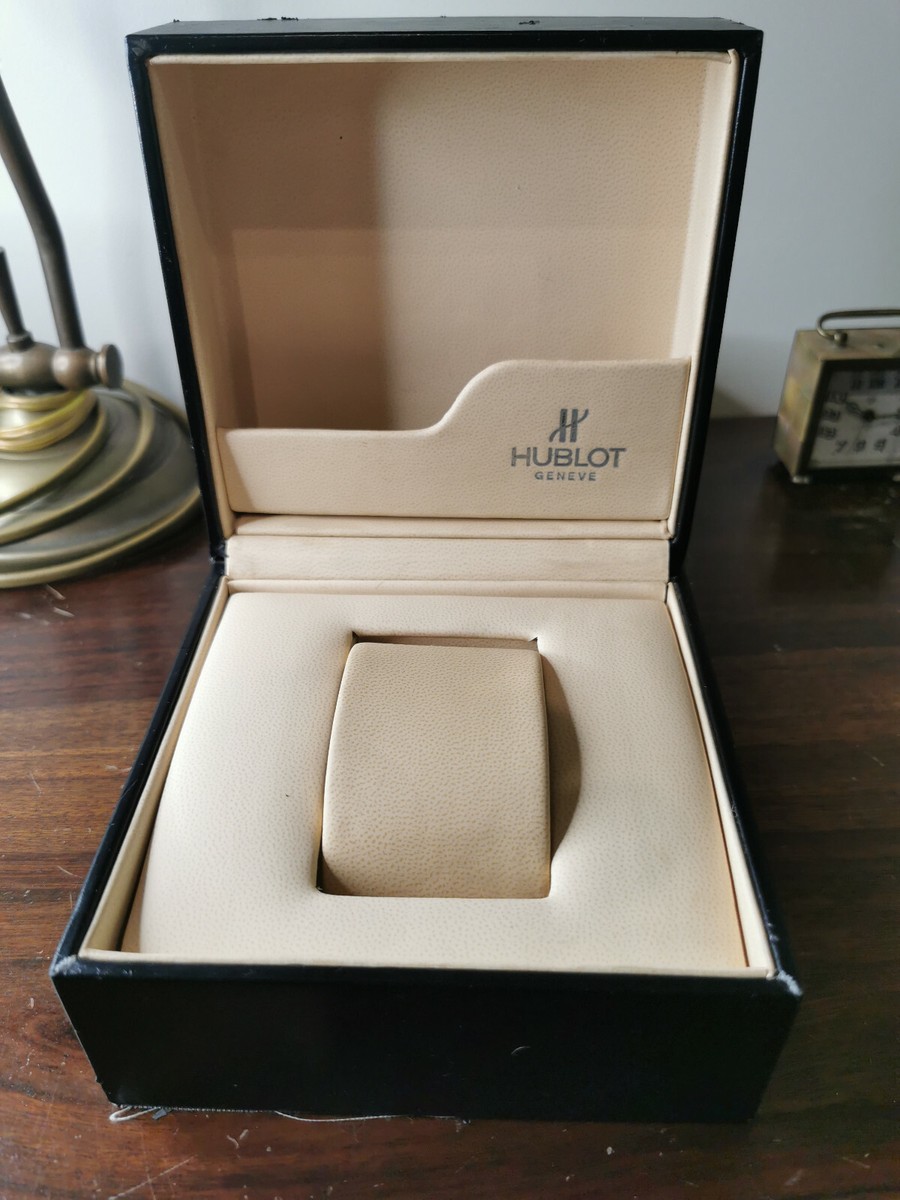 HUBLOT GENEVE Watch box Vintage rare scatola Uhrenbox | eBay