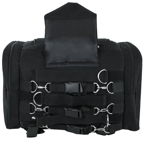 BOLSA BARRA SISSY MALETERO DURO MOTO 17" W con TUBO REFLECTANTE PARA KAWASAKI-KVAB - Imagen 3 de 5