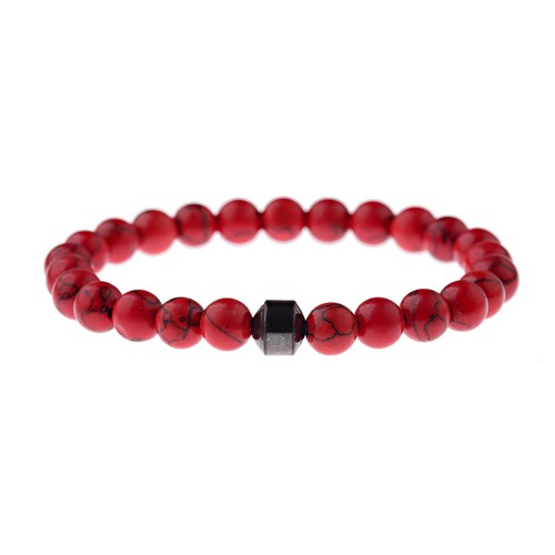 Hematite Tiger Eye Stone Beads Bracelet Handmade Elastic Bracelets for Men Women - Picture 24 of 35