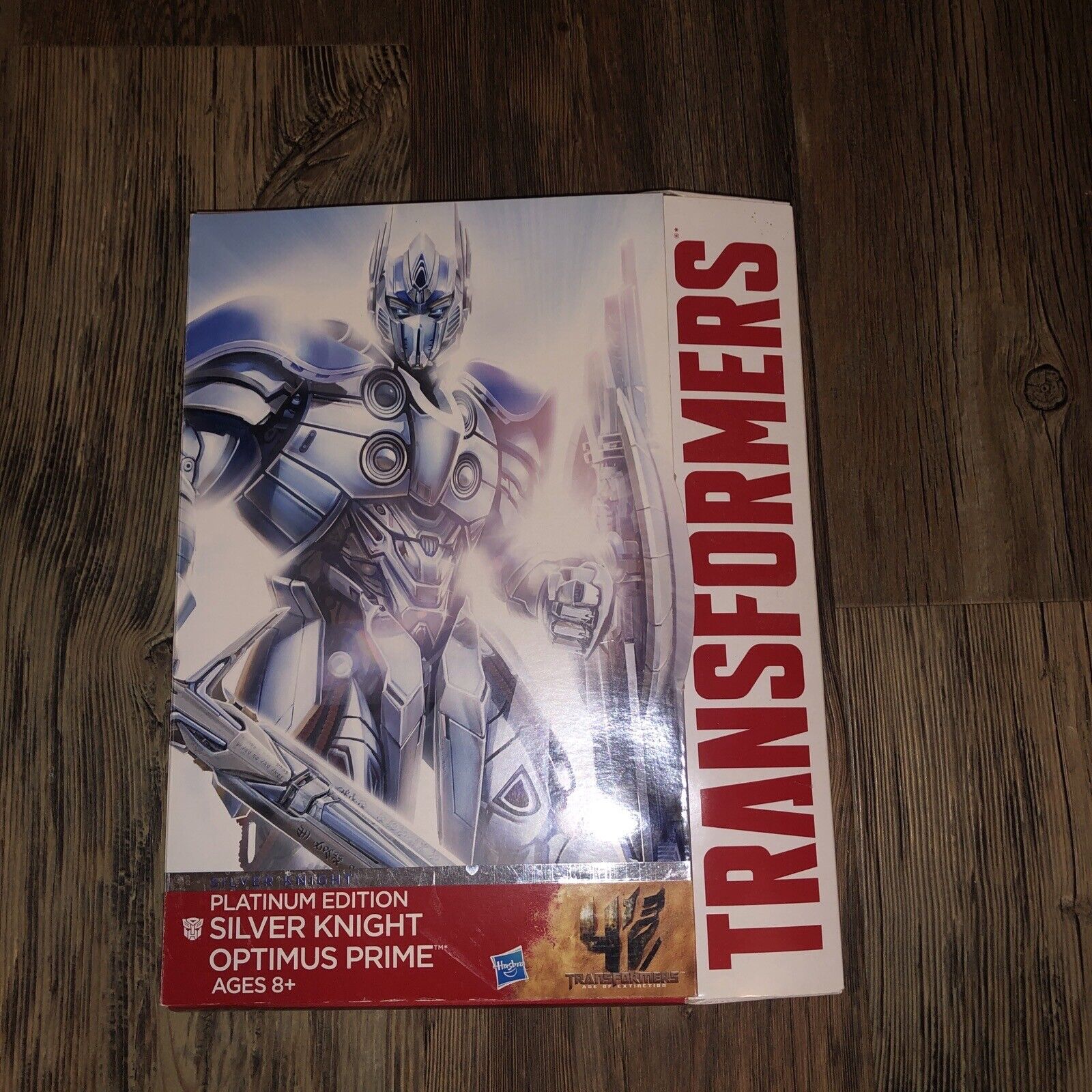Transformers Platinum Edition Silver Knight Optimus Prime TARGET EXCLUSIVE MISB