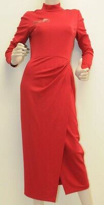 $1195 NEW Tamara Mellon Red Stretch Dress Exotic Snake  4 6 