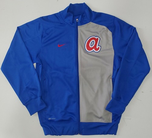 Atlanta Braves Nike Dri-Fit Cooperstown Collection Full Zip Jacket Mens Medium - Picture 4 of 12