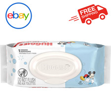 Huggies Simply Clean Unscented Baby Diaper Wipes, 1 Flip-Top Pack 64 Wipes Tota