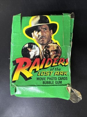 1981 Topps Raiders of the Lost Ark Trading Cards   Wax Box (6 Packs)