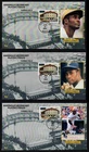 USA, SCOTT # 3515, BGC FDC COVERS SET - BASEBALL LEGEND ROBERTO CLEMENTE 2001