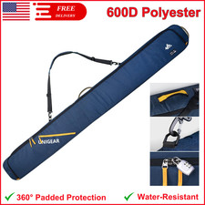 Unigear Ski Bag for Air Travel - 360  Fully Padded Protection, Water-Resistant