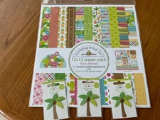 Doodlebug Design Fun in the Sun 12 x 12 Paper Pack + Doodle-Pops