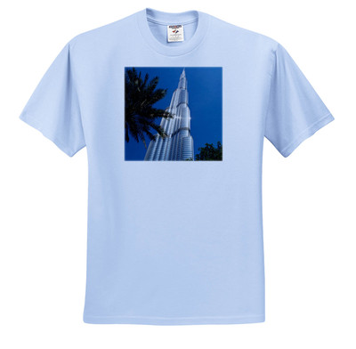 3dRose, Burj Khalifa skyscraper, Dubai, United Arab Emirates., T-Shirt