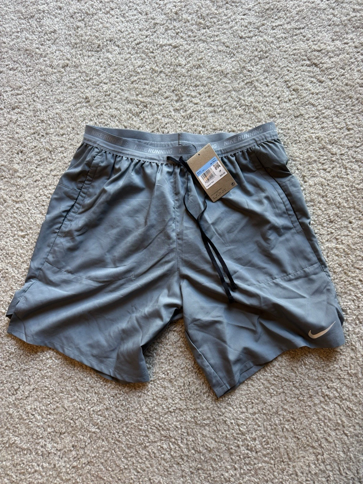 Nike Stride Men's Dri-FIT 7" Lined Running Shorts DM4761-084 Sz M Tall New