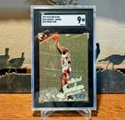 Michael Jordan 1997 Fleer Ultra #23G Non Auto Gold Medallion SGC 9 Chicago Bulls