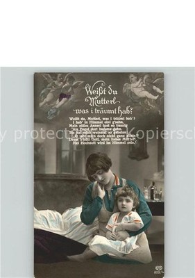 poem on postcard mother dream child