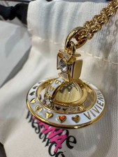 VIVIENNE WESTWOOD x NANA Collaboration Small Orb Pendant Necklace Gold Unused