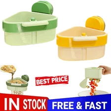 Corner Sink Strainer Suction Cup Sink Corner Rack Sinks Trash Food Waste Catcher