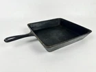 Vintage Lodge 9-3/4" Square Cast Iron Skillet