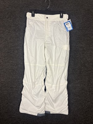 Columbia Youth Kids Size Lg White Titanium Ski Snowboarding Pants