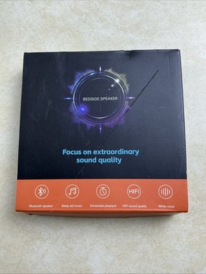 Harmony Portable Bluetooth Disc Speaker Sleep Aid Music HIFI USB-C Pink White