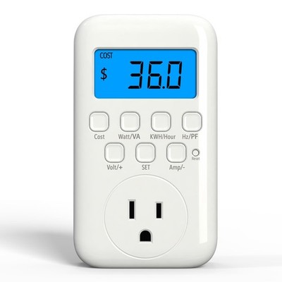 HBN Watt Meter Plug with Backlight, Plug-in Socket Power Meter Electricity Us...