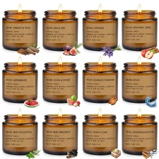 12 Pack Aromatherapy Candles for Home Scented, Aromatherapy Jar Candle Gifts ...