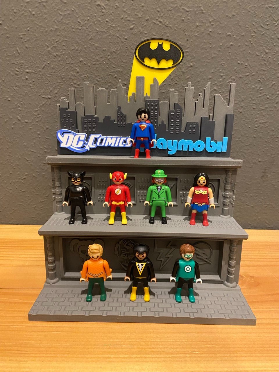 Stand Expositor Figuras DC Playmobil Kinder